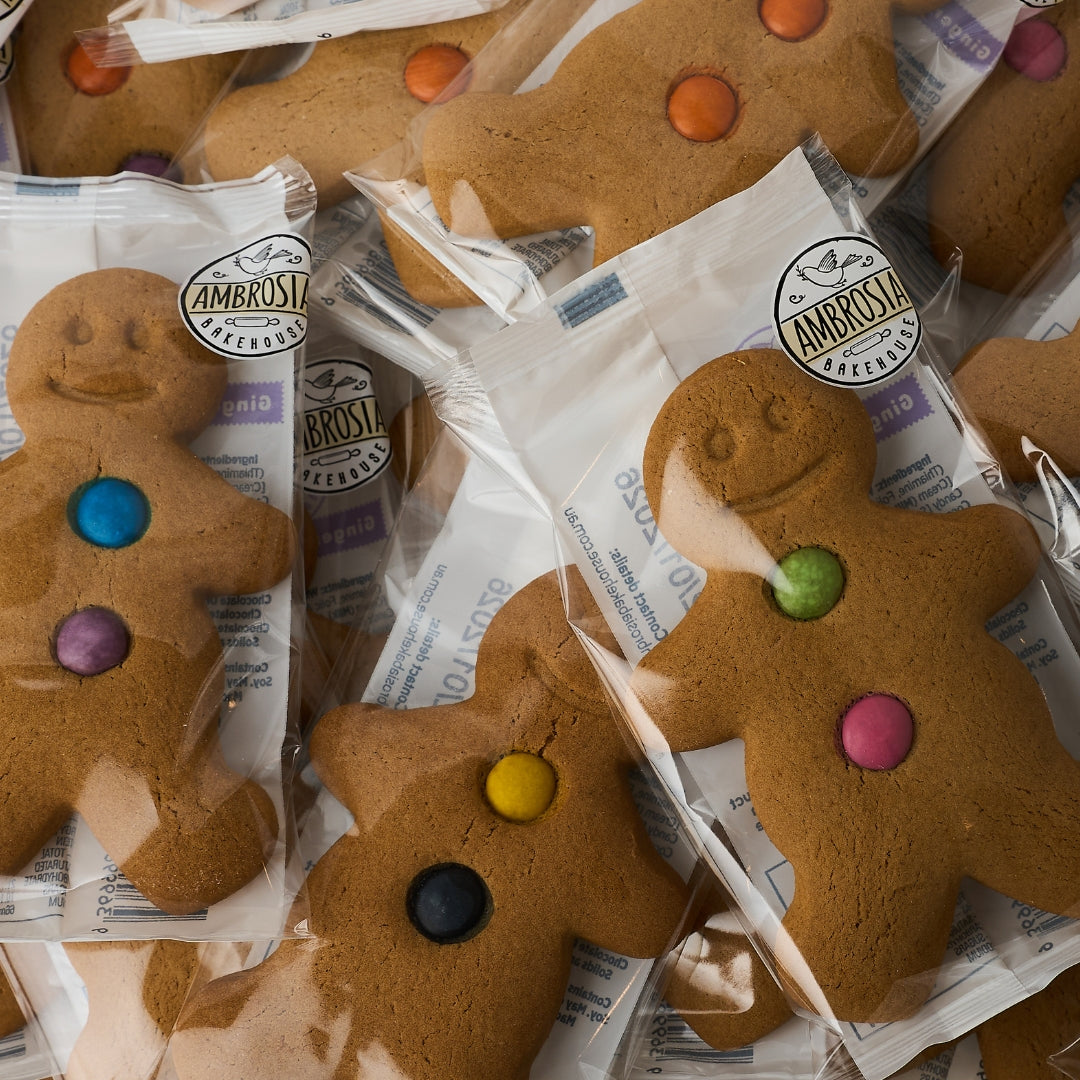 Ambrosia Bakehouse – Gingerbread Men 32g x 24