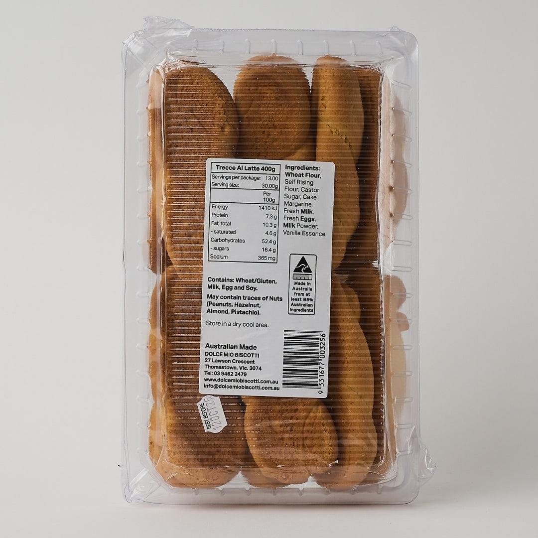 Dolce Mio – Trecce Al Latte (Milk Twists) 400g x 9