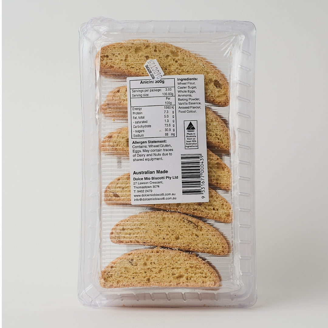 Dolce Mio – Anicini (Aniseed Biscuit) 300g x 9