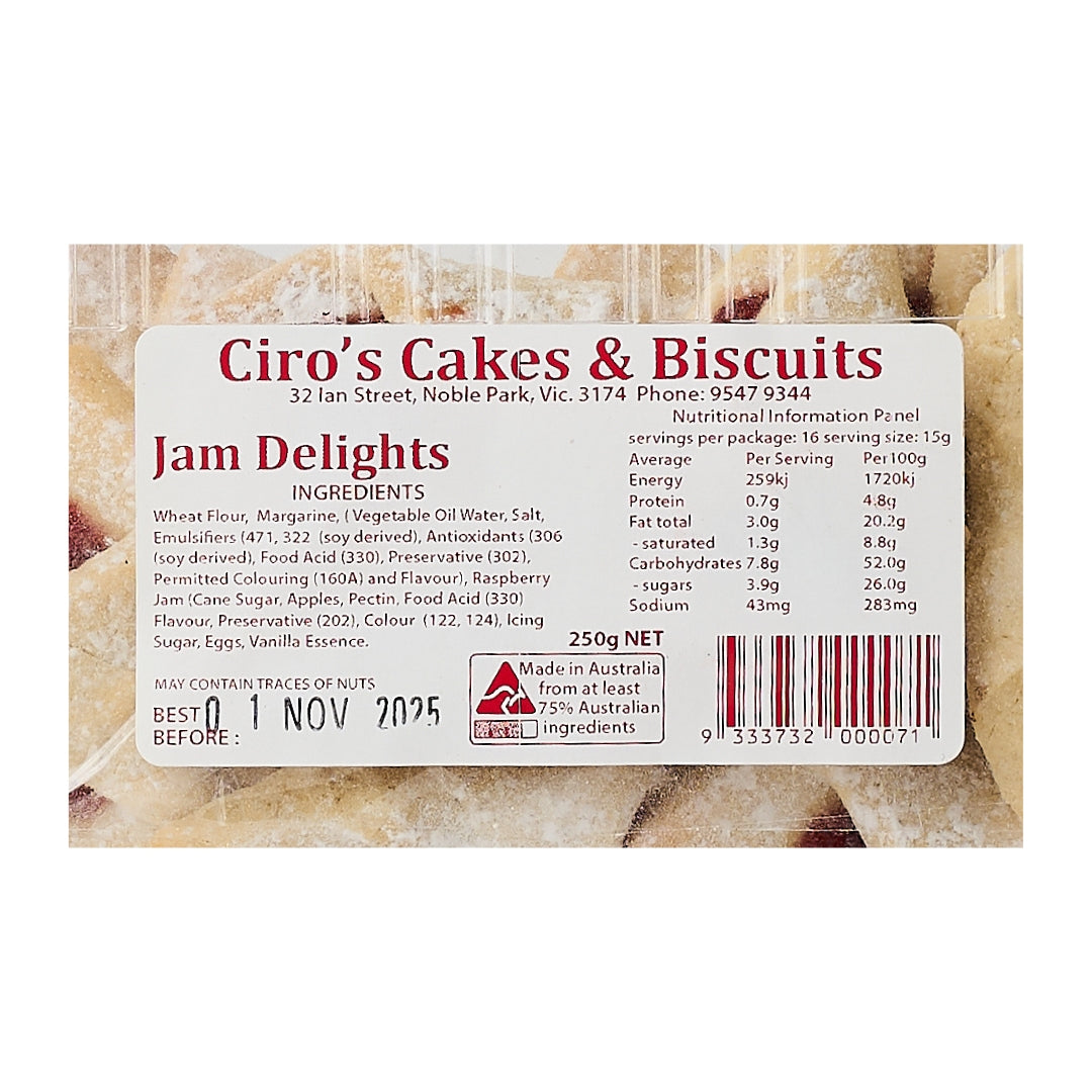 Ciro's – Jam Delight 250g x 14