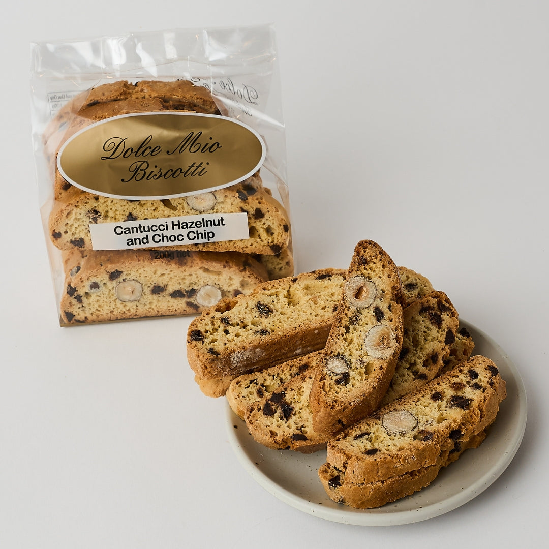 Dolce Mio – Cantucci Hazelnut and Choc Chip 200g x 12