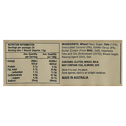 Unibic – Anzac Biscuits 300g x 8