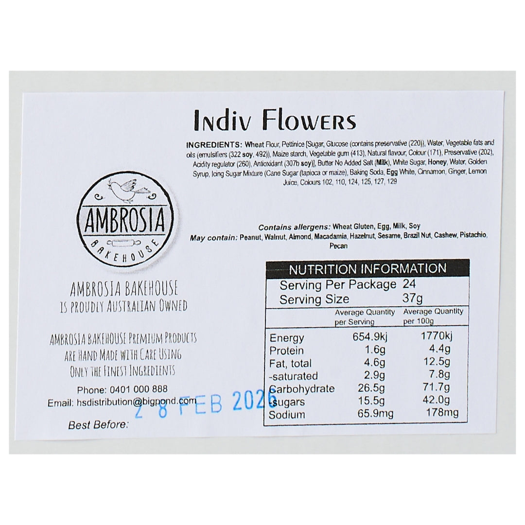 Ambrosia Bakehouse – Flower Honeybread 32g x 24