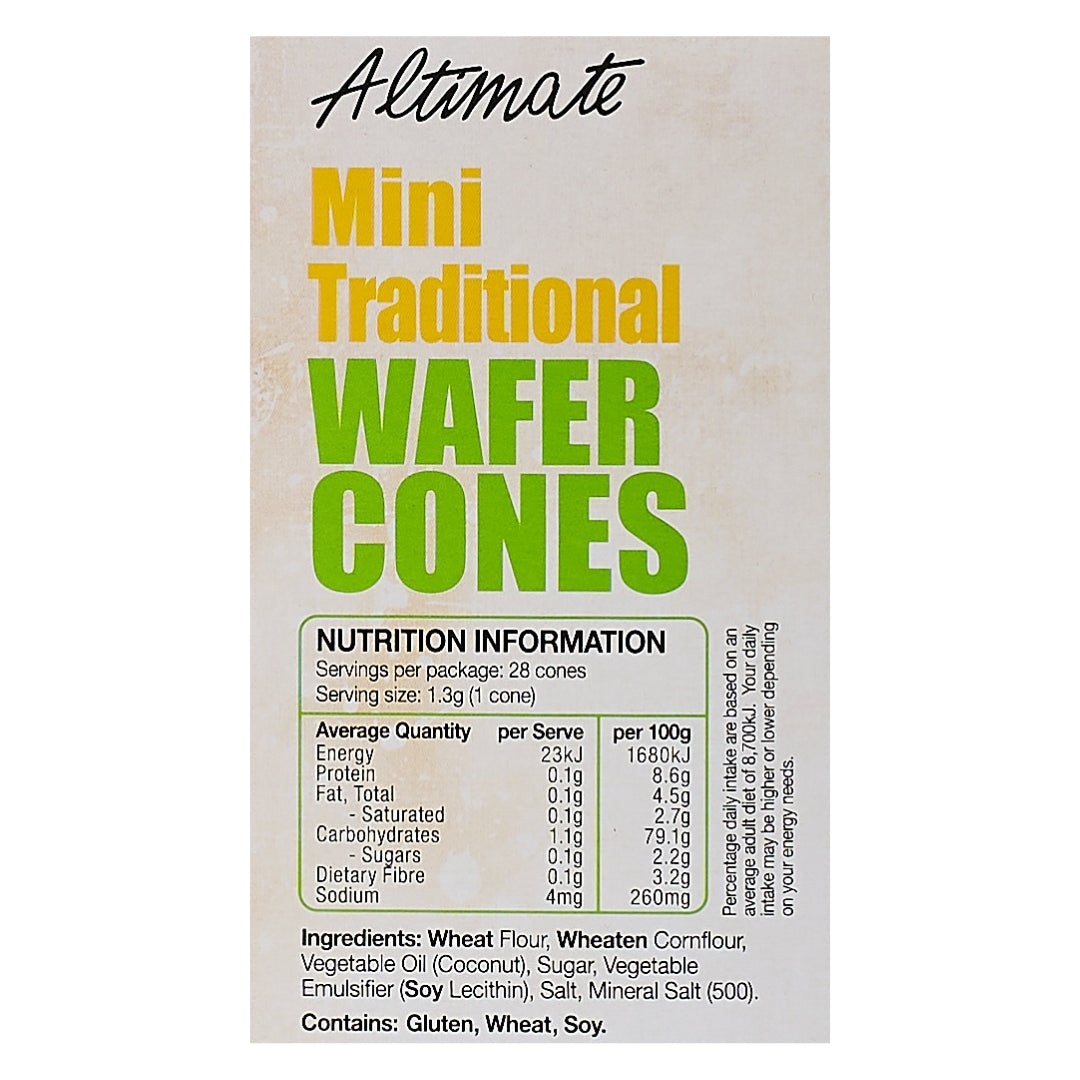 Altimate – All Natural Mini Cones 28 pk x 8