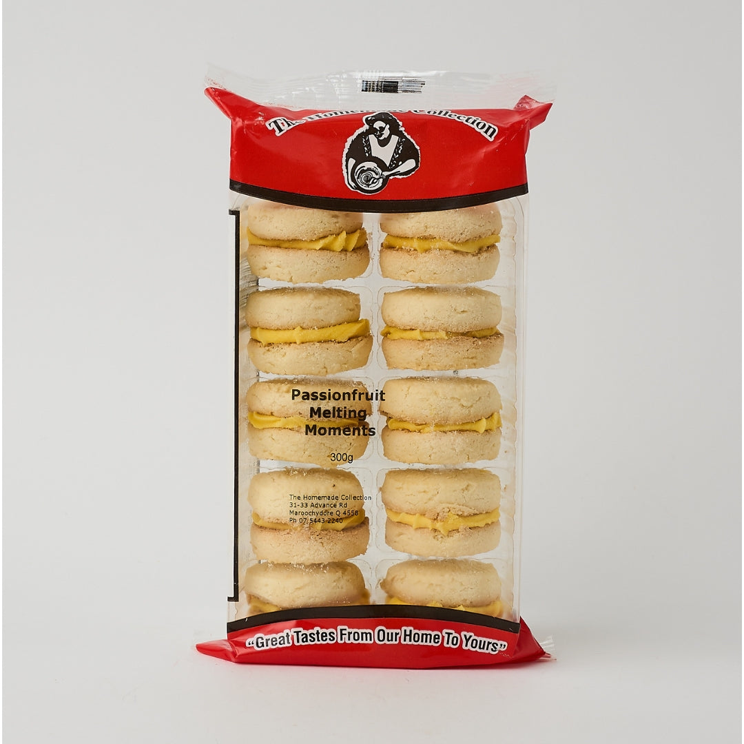 Homemade Collection – Passionfruit Melting Moments 300g x 15