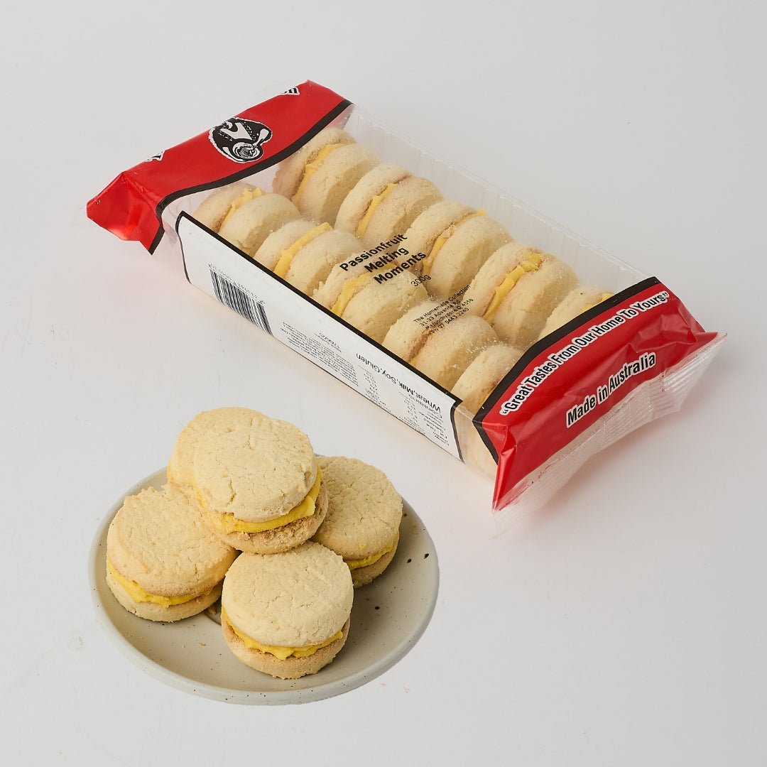 Homemade Collection – Passionfruit Melting Moments 300g x 15