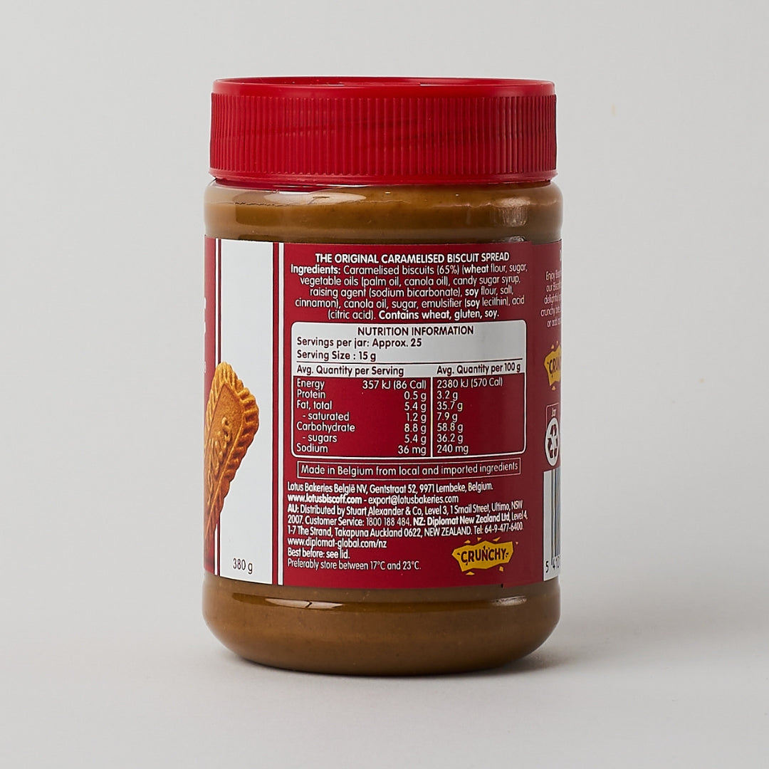 Lotus Biscoff Spread – Crunchy 380g x 6