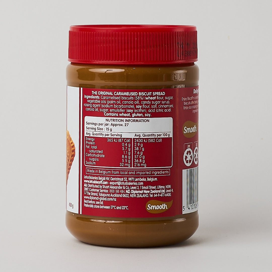 Lotus Biscoff Spread – Smooth 400g x 6