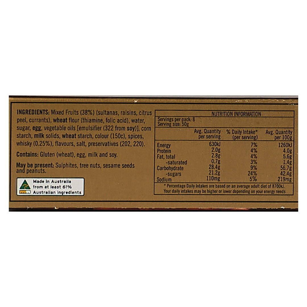 Thornton & Wild – Dark Rich Fruit Cake 400g x 8