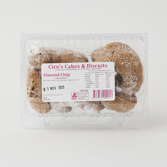 Ciro's – Almond Chip 250g x 14