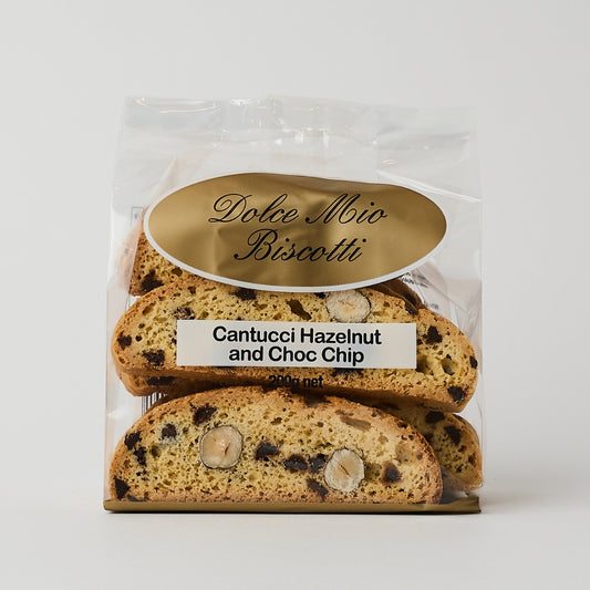 Dolce Mio – Cantucci Hazelnut and Choc Chip 200g x 12