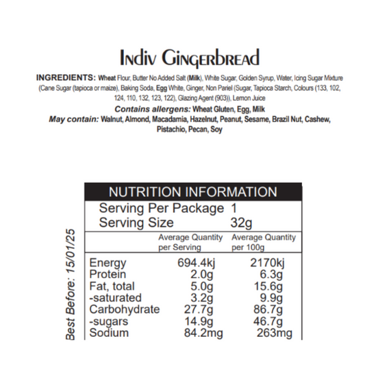 Bulk Products – Gingerbread Men 32g x 24