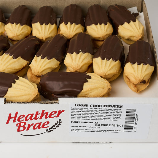 Heather Brae Bulk – Choc Fingers 34 pc