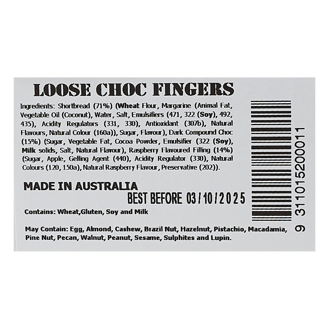 Heather Brae Bulk – Choc Fingers 34 pc