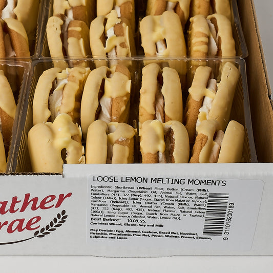 Heather Brae Bulk – Lemon Melting Moments 32 pc
