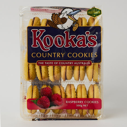 Kooka’s Country Cookies – Jam (Raspberry) 500g x 12