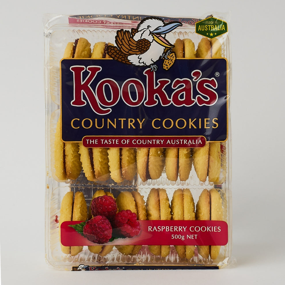 Kooka’s Country Cookies – Jam (Raspberry) 500g x 12 – HS Distribution