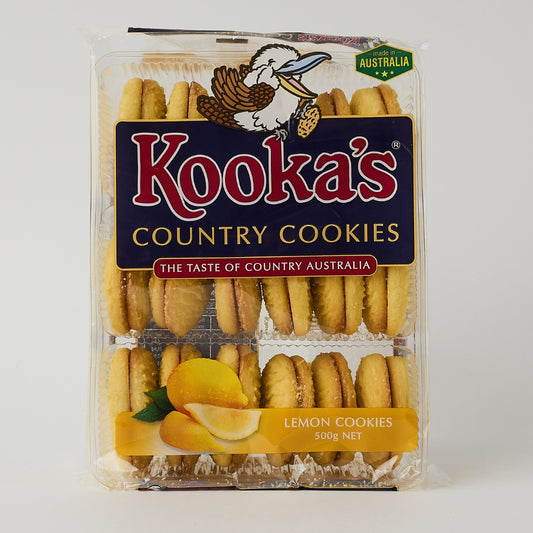 Kooka’s Country Cookies – Lemon 500g x 12