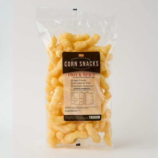 TISA Corn Snacks – Hot & Spicy 40g x 16