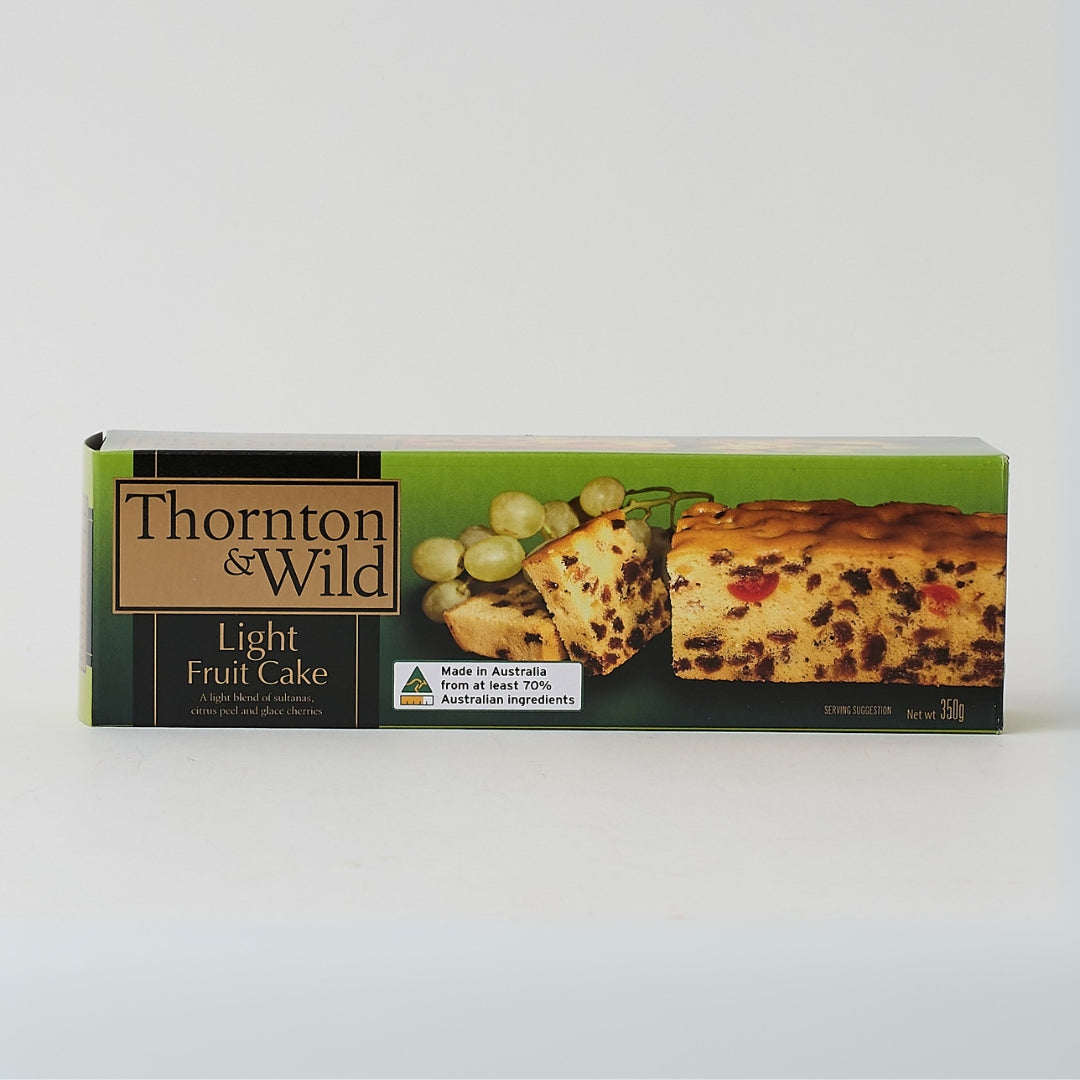 Thornton & Wild – Light Fruit Cake 350g x 9