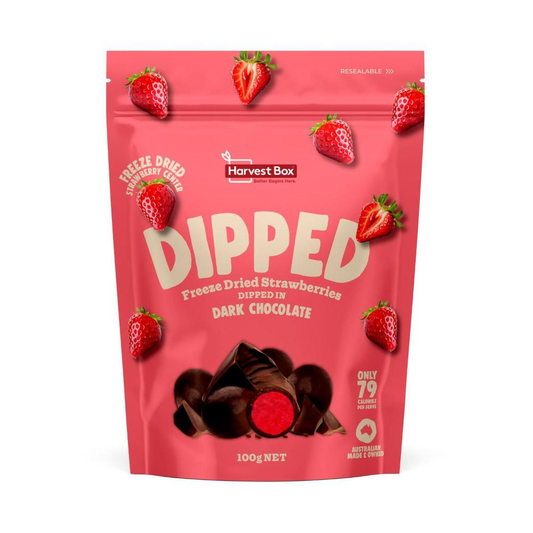 Harvest Box Freeze Dried Dipped Strawberry 100g x 9