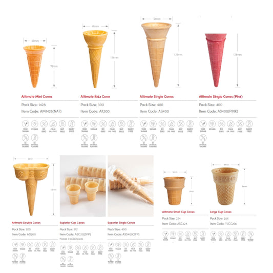 Altimate – Waffle Cones (Novelty Products)